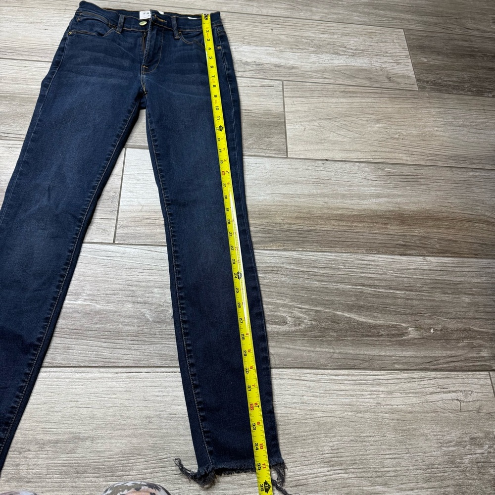 FRAME High Rise Skinny Jeans Size 24 - Picture 2 of 7